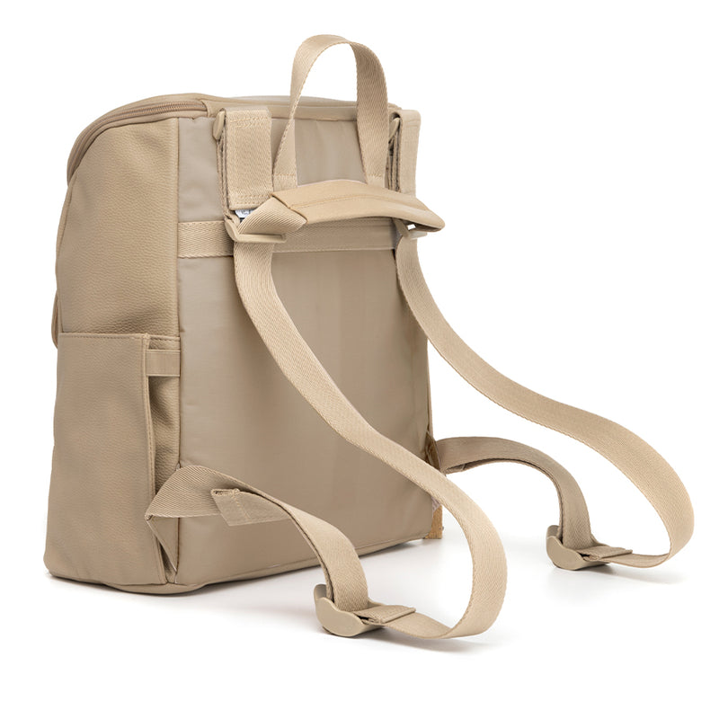Lennox Vegan Leather Convertible Backpack Oat