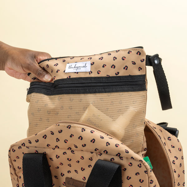 Wet Bag & Change Pouch Set eco Leopard