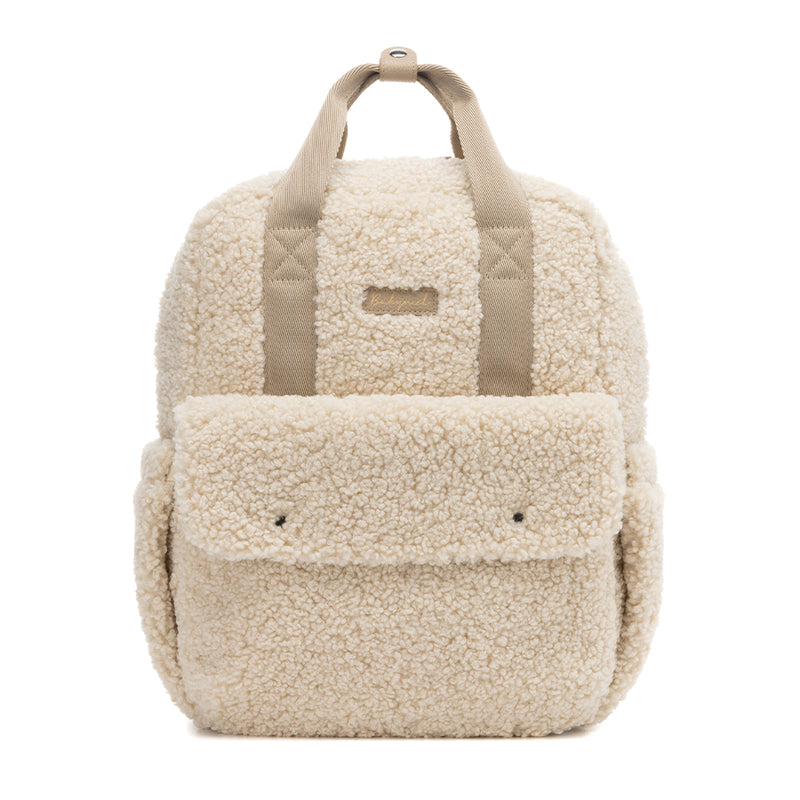 Teddy Convertible Backpack Cream