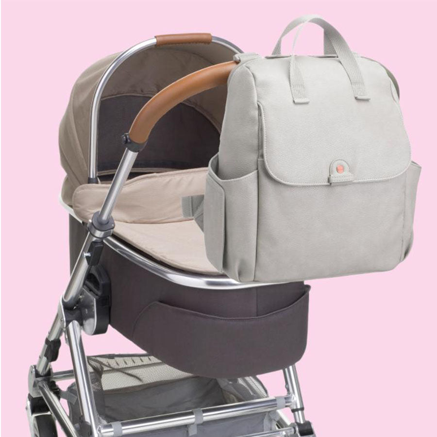 Robyn Convertible Baby Backpack Grey Changing Bags Babymel Babymel London