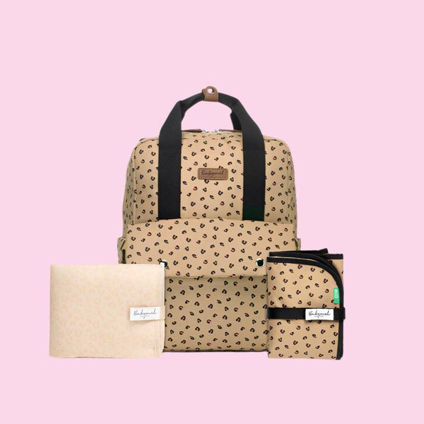 Georgi & Large Change Mat eco Leopard Bundle