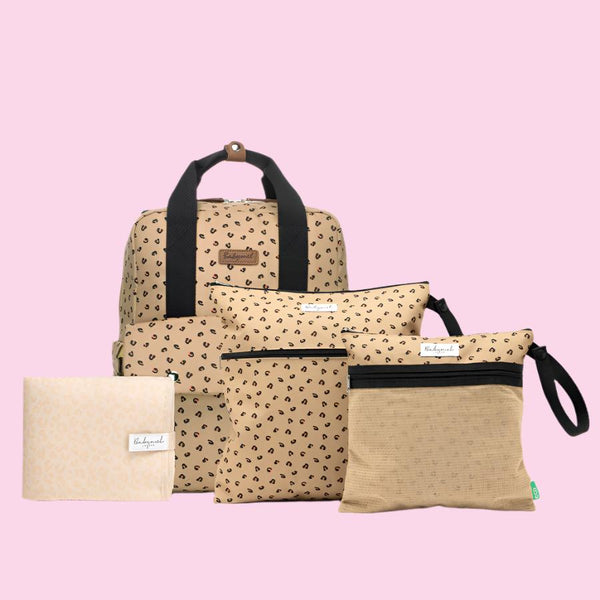 Georgi & Wet Bag Set eco Leopard Bundle