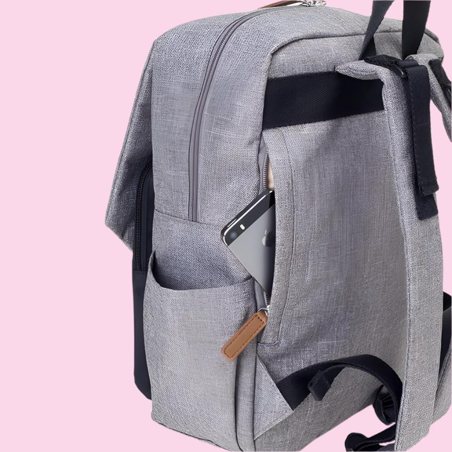 Black and grey diaper bag cheap