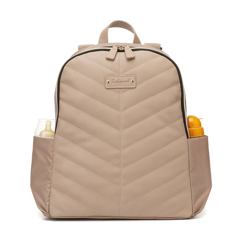 Gabby Vegan Leather Backpack Almond