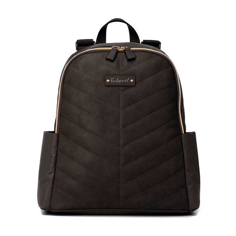 Gabby Vegan Leather Backpack Black – Babymel® London