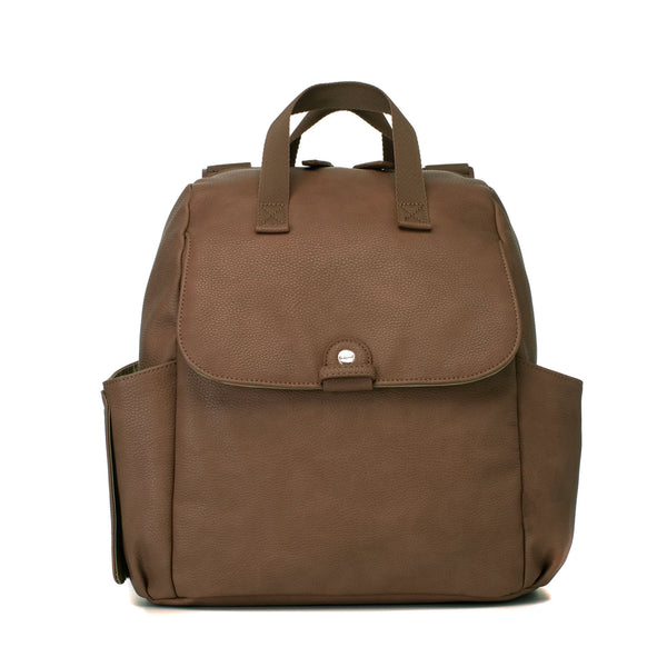 Robyn Vegan Leather Convertible Backpack Tan