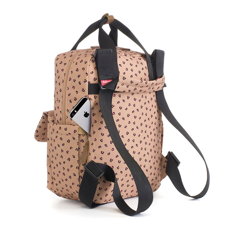 Georgi Eco Convertible Backpack Caramel Leopard – EasyTot